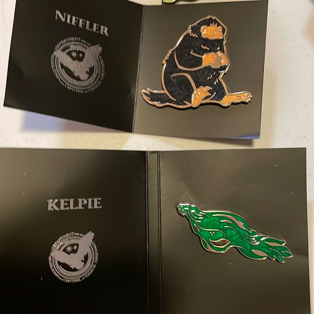 NWT 4 LOOT CRATE WIZARDING WORLD EXCLUSIVE PINS